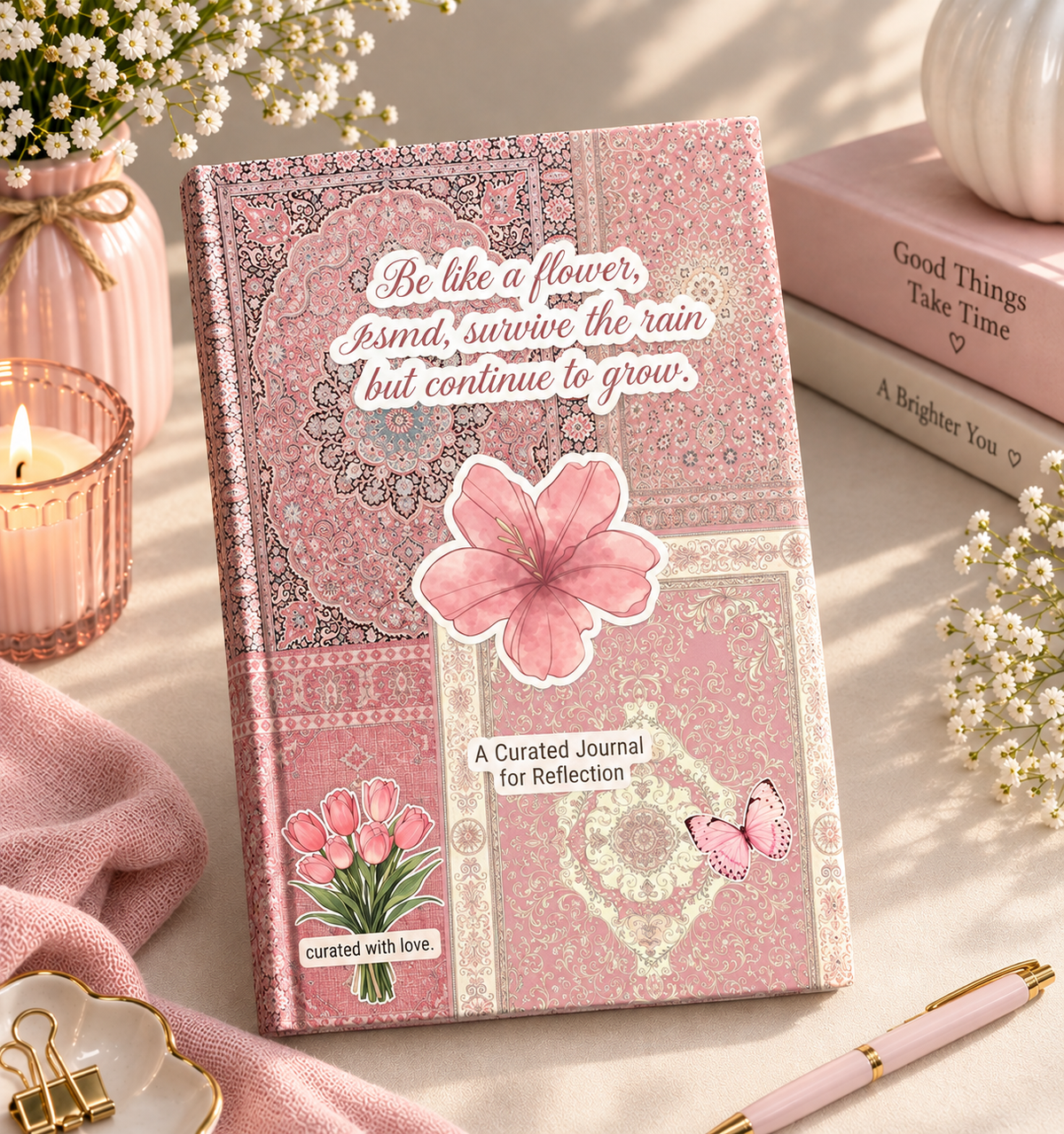 Blooming Grace Hijabi A5 Journal
